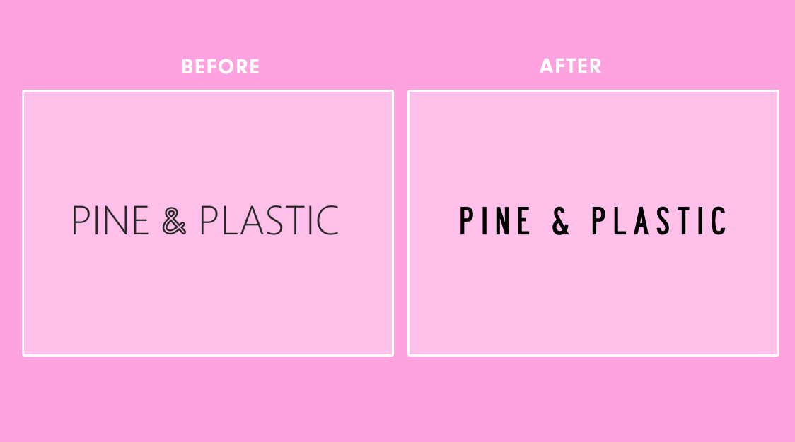Pine & Plastic